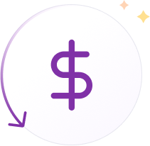ícone simbolizando a redução de custos após assinar o Clude